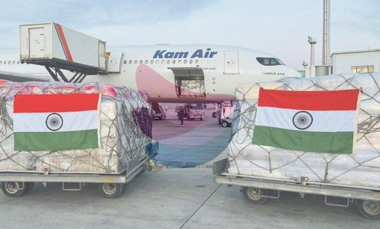India sends emergency relief supplies to flood and earthquake-hit Afghanistan