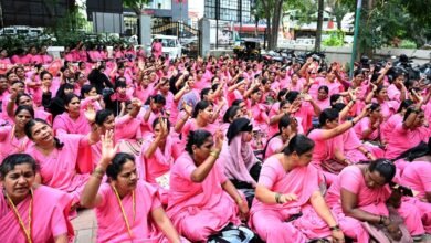 आशा कार्यकर्ता सरकार से 15,000 मानदेय और समस्ता ऐप से मुक्तिकाम की मांग