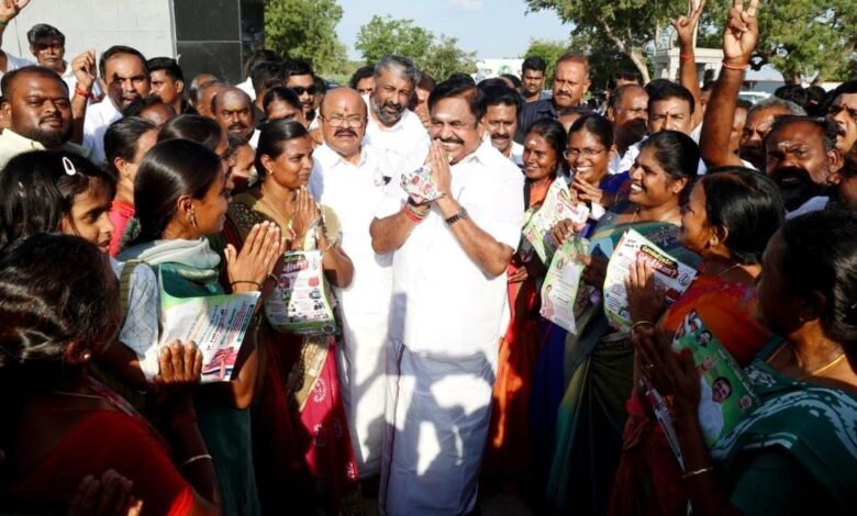 धारापुरम उपचुनाव में TVK प्रत्याशी सत्याabama को हराने की अपील AIADMK सेक्रेटरी ने की