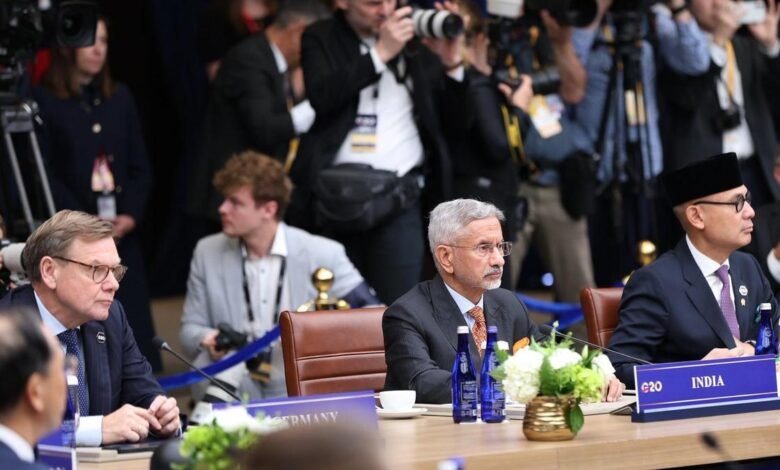 जयशंकर ने G20 देशों के विदेश मंत्रियों से द्विपक्षीय बैठकें कीं