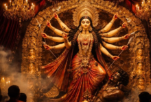 A daughter comes home, Bengalis celebrate, and the 48 minutes that mark a moment of divine power (Pinterest)
