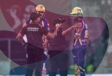 Raghuvanshi adjudged out for obstructing the field during LSG-KKR IPL clash