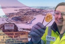 Canada’s Diavik mine makes stunning 158-carat diamond discovery just before shutdown