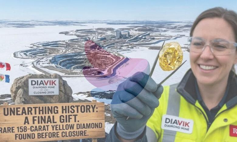 Canada’s Diavik mine makes stunning 158-carat diamond discovery just before shutdown