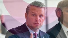 Hegseth attacks Europe over migration with beach 'invasion' D-Day speech