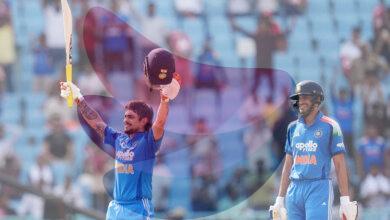 Gill and Kishan hundreds carry India past 400 and to victory