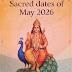 Sacred Dates of May 2026 – Important Hindu Festivals and Spiritual Observances