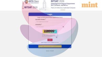BITSAT 2026 admit card: Download hall ticket for exam on 15, 16 April from admissions.bits-pilani.ac.in