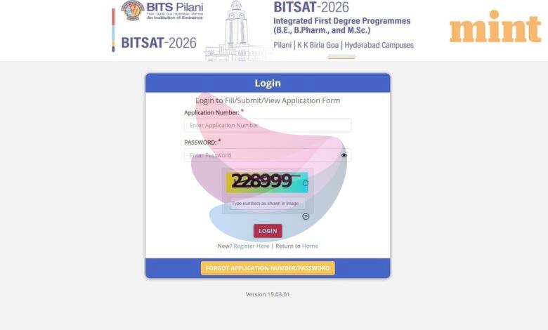 BITSAT 2026 admit card: Download hall ticket for exam on 15, 16 April from admissions.bits-pilani.ac.in