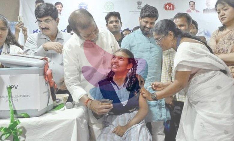 Telangana vaccinates over 24,000 girls against HPV in first month; Khammam leads, Narayanpet records lowest uptake