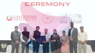 The Hindu, Galgotias University establish Centre for Excellence in Journalism