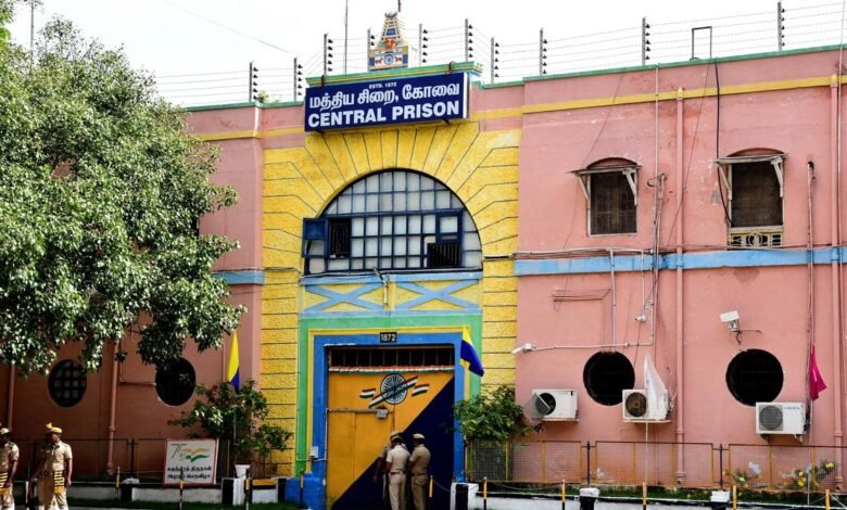 कोयंबटूर केंद्रीय जेल में बंदी राघवन पुलिस कस्टडी से भागा