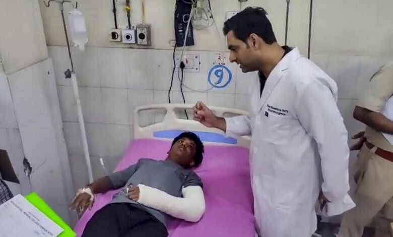 राजस्थान एक्सप्रेसवे पर टेम्पो ट्रैवलर ड्रेन में गिरा, एमपी के आठ की मौत